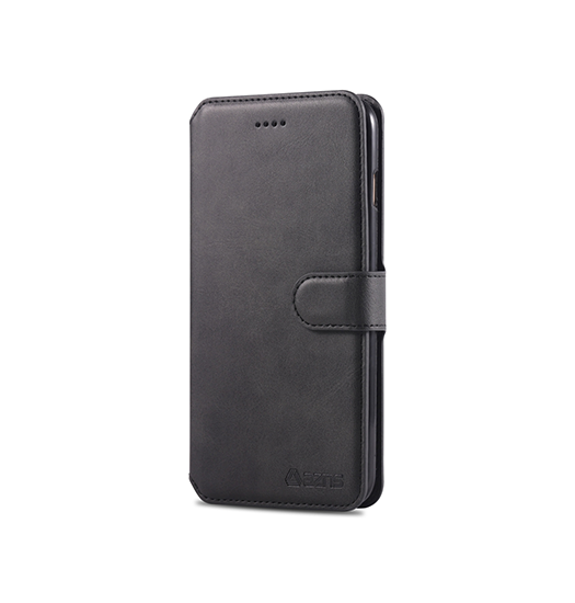 Iphone     Plus Azns Trade  Diary Læder Etui   Taske    Pung Sort