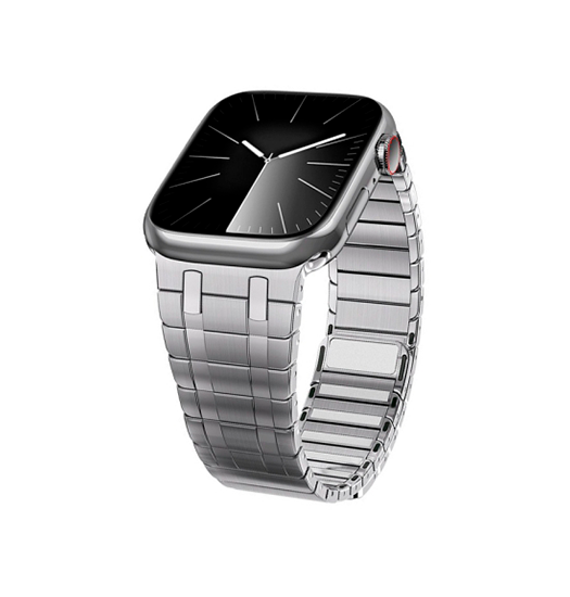 Apple Watch  42 44   45 46 49mm    Empiri Trade  Phantom Stålrem Sølv