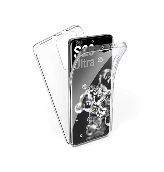 Samsung Galaxy S20 Ultra Full Cover 360  Silikone Transparent