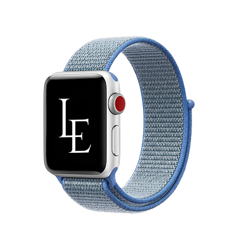 Apple Watch  38 40   41 42mm    Empiri Trade  Nylon Velcro Rem Blå