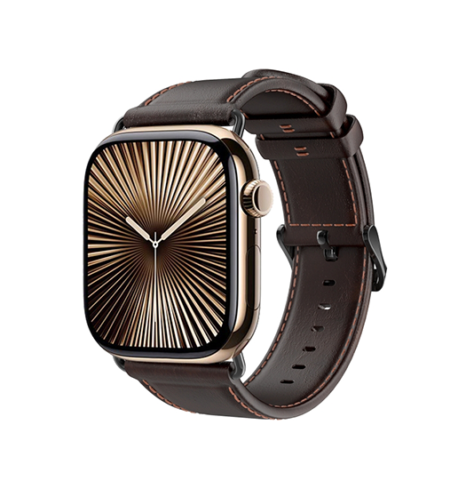 Apple Watch 38 40 41 42mm Dux Ducis Trade Business ægte Læderrem Brun