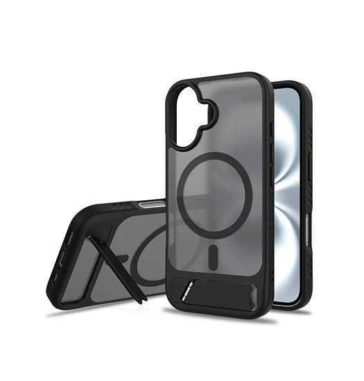 Iphone 16 Frosted Magsafe Cover    Kickstand Sort