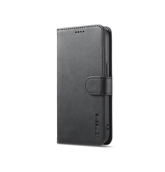 Iphone 16e   Imeeke Trade  Læder Cover    Kortholder Sort
