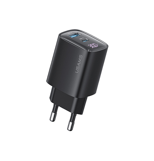 Usams     -port Usb-    Usb-  Oplader       30w Sort