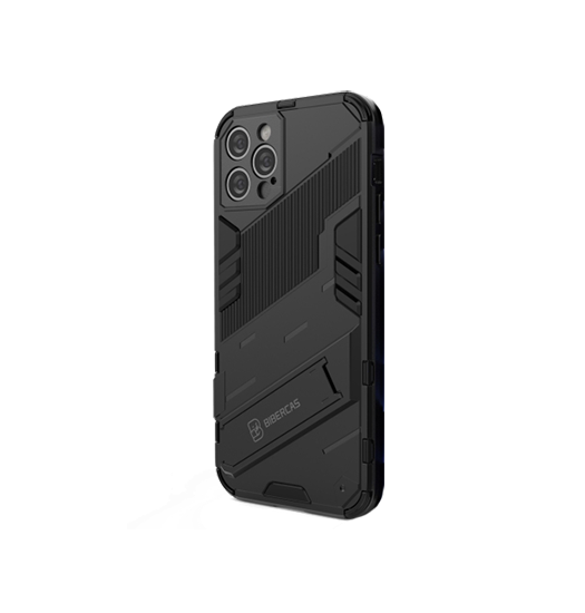 Iphone 11 Pro Eagle Trade  Prz Stødsikkert Cover    Kickstand Sort