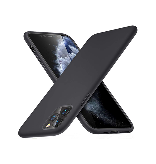 Iphone 11 Pro Pro  Design Mat Slim Silikone Cover Sort