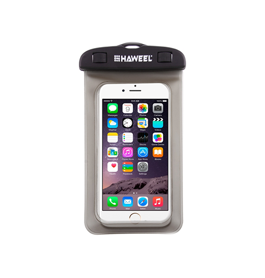 Haweel Trade  Vandtæt Mobilpose Til Iphone Android Lysegrå
