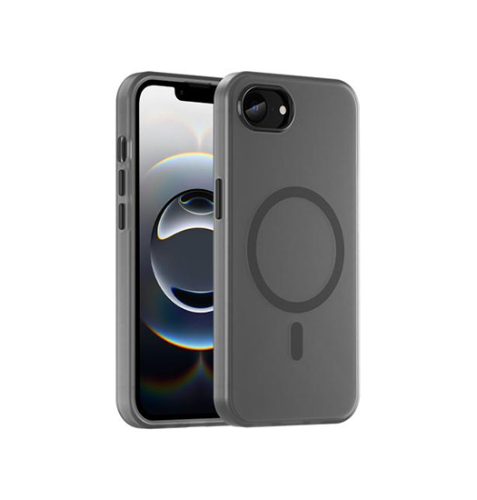 Iphone 16e Delx Trade  Translucent Magsafe Silikone Cover Sort