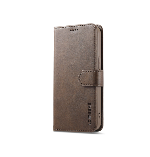 Iphone 16e   Imeeke Trade  Læder Cover    Kortholder Brun