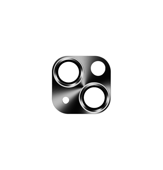 Iphone 13 Mini Totu  Bagside Kamera Linse Beskyttelsesglas Sort