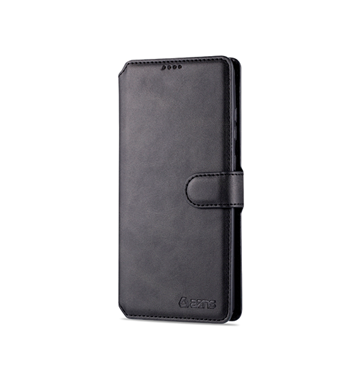Samsung Galaxy S20 Ultra Azns Trade  Diary Læder Etui   Taske    Pung Sort