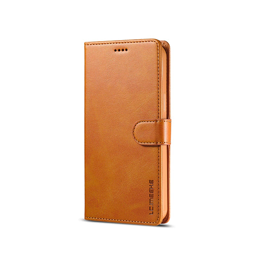 Iphone 13   Imeeke Trade  Læder Cover    Kortholder Lysebrun