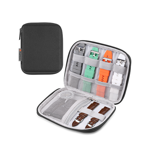 Apple Watch Nylon Taske Portfolio Til Remme  Small  Sort