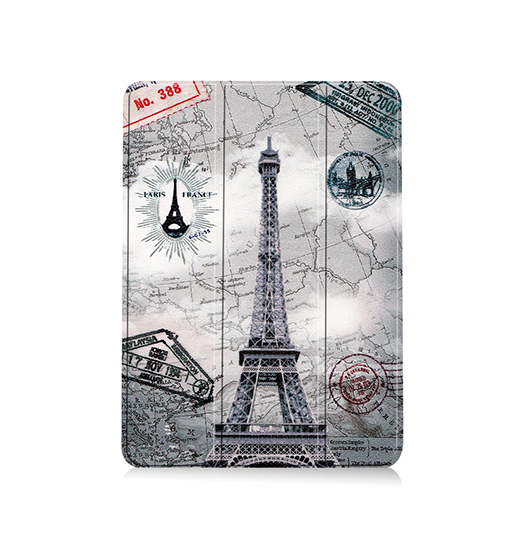 Ipad Air 11 Quot   2024 2025  Delx Trade  Trifold Artcover    Stander Noir