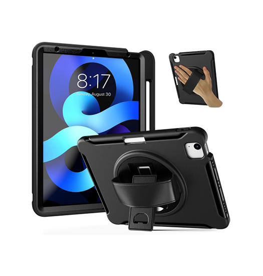 Ipad Pro 11 Quot   2018  Protective Trade  Robust Stødsikkert Cover    Grip Sort