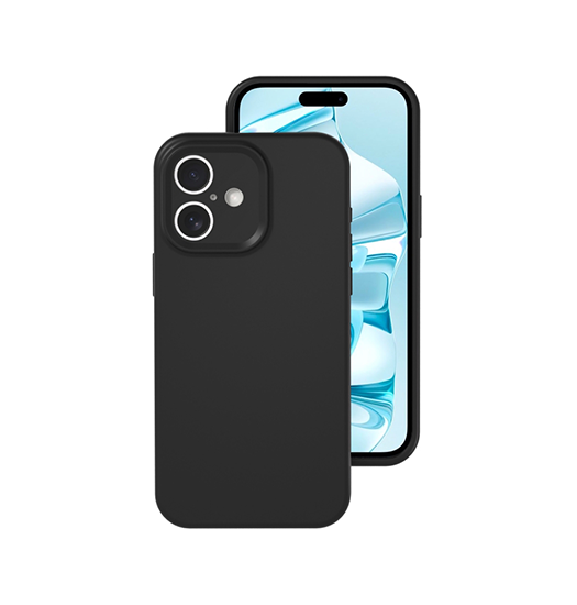 Iphone 16 Plus Deluxe Trade  Jelly Silikone Cover Sort