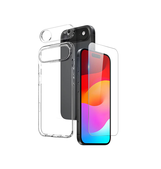 Iphone 17 Air  - -  Beskyttelsesæt Cover   Beskyttelsesglas