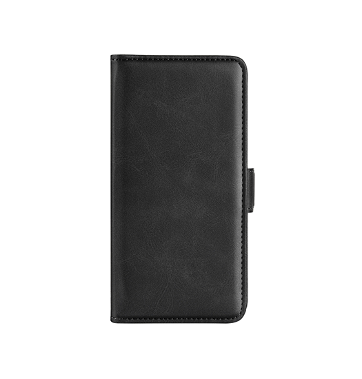 Iphone 16 Retro Diary Læder Cover Etui    Pung Sort