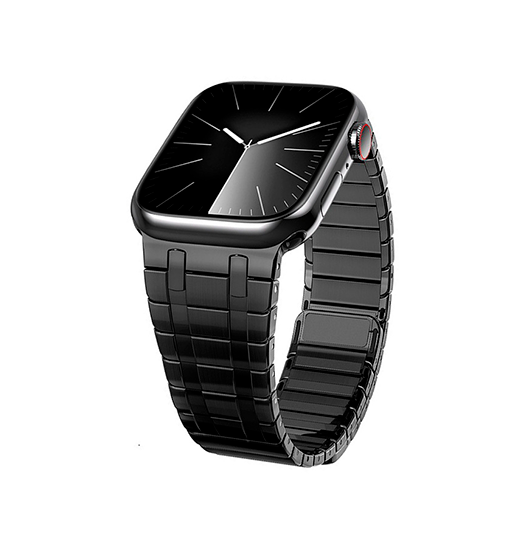 Apple Watch  42 44   45 46 49mm    Empiri Trade  Phantom Stålrem Sort