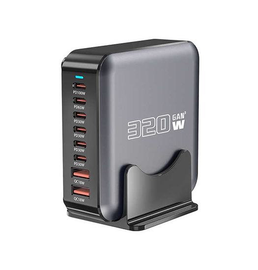 Usb Ladestation Fast Charging 6xusb-   2xusb-  320w