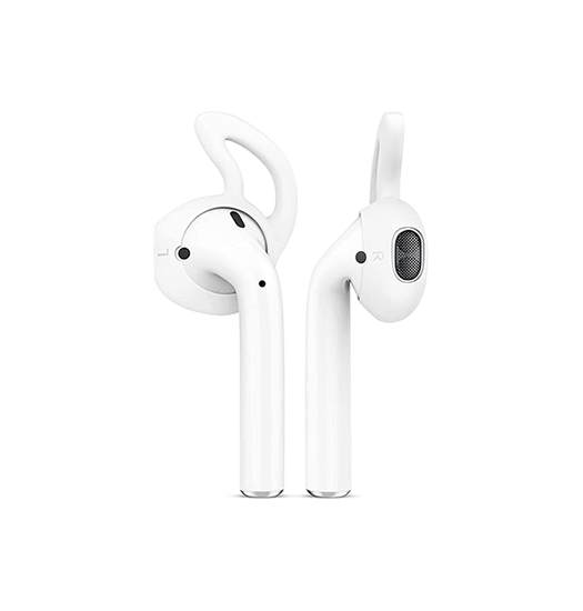 Airpods         Earhook Til Airpods   Bedre Fitting Hvid