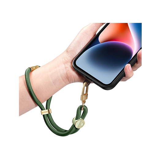 Dux Ducis Trade  Kort Nylon Snor   Strop Til Mobil   Iphone Mørkegrøn