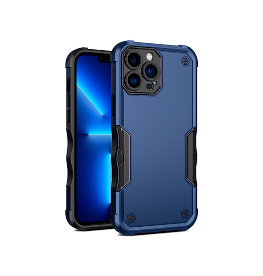 Iphone 13 Pro Realike Trade  Pro Stødsikkert Håndværker Cover Navy Blå