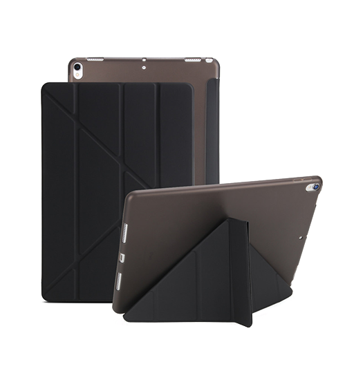 Ipad Air      2020 2022  Orgami Trifold Silikone Cover    Stander Sort