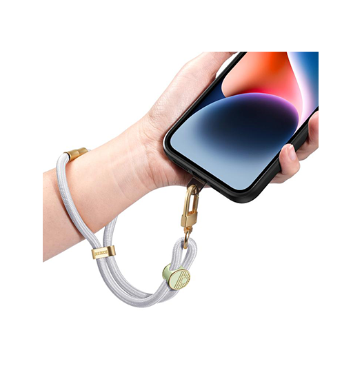 Dux Ducis Trade  Kort Nylon Snor   Strop Til Mobil   Iphone Grå