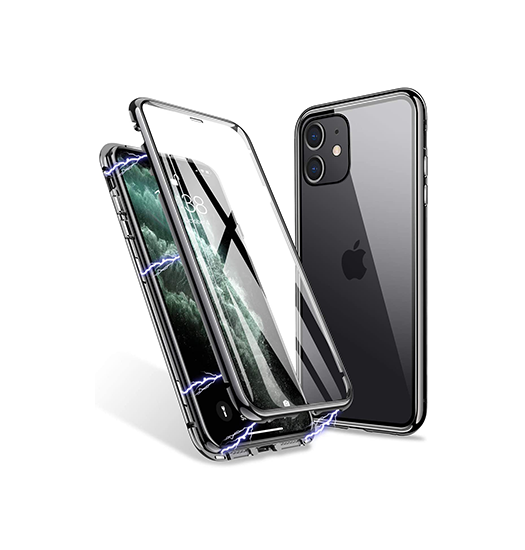 Iphone 11 Magguard Trade  360 Magnetisk Cover    Hærdet Glas