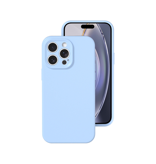 Iphone 16 Pro Deluxe Trade  Jelly Silikone Cover Sky Blue