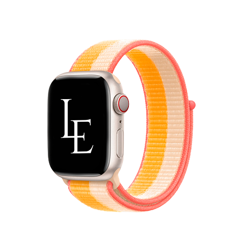 Apple Watch  42 44   45 46 49mm    Empiri Trade  Sport  Nylon Velcro Rem Gul Beige