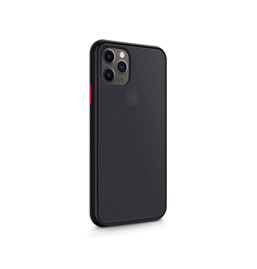 Iphone 12 Pro Deluxe Trade  Simple Silikone Cover Sort Gennemsigtig