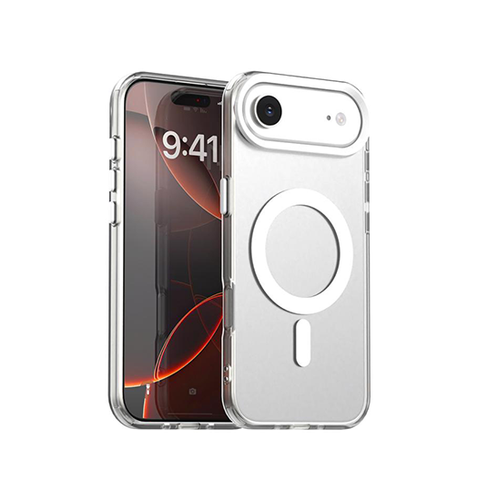 Iphone 17 Air Delx Trade Frosted Cover Magsafe Hvid