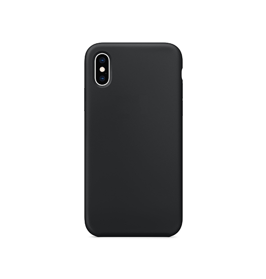 Iphone   Max Deluxe Trade  Soft Touch Silikone Cover Sort