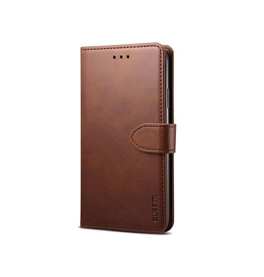 Iphone 13 Pro Gussim Trade  Læder Cover   Etui    Kortholder Brun