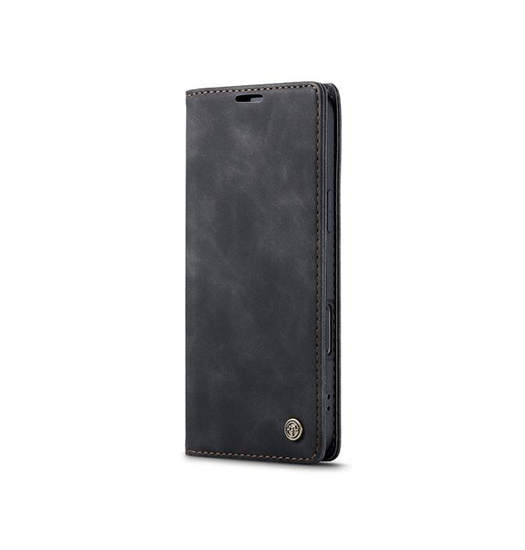 Iphone 17 Caseme Trade  Noble Læder Etui   Pung Sort