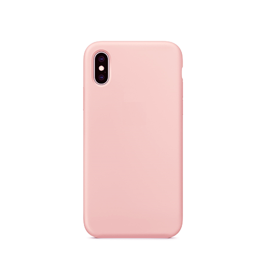 Iphone   Max Deluxe Trade  Soft Touch Silikone Cover Lyserød