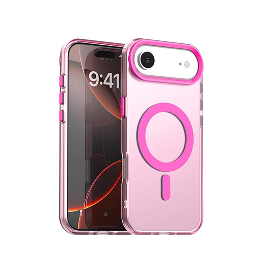 Iphone 17 Air Delx Trade  Frosted Cover    Magsafe Pink