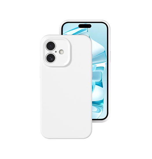 Iphone 16 Plus Deluxe Trade  Jelly Silikone Cover Hvid