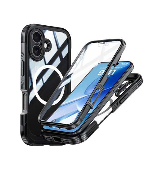 Iphone 17 Toughcase Hybrid-  Håndværker Cover Sort
