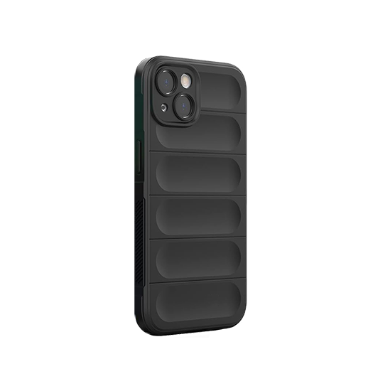 Iphone 15 Delx Trade  Smart Grip Stødsikkert Cover Sort