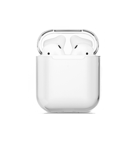 Airpods         Delx Silikone Cover Gennemsigtig