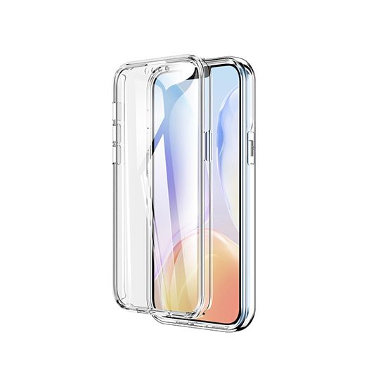 Iphone 14 Plus Delx Trade  Full 360  Silikone Cover Gennemsigtig