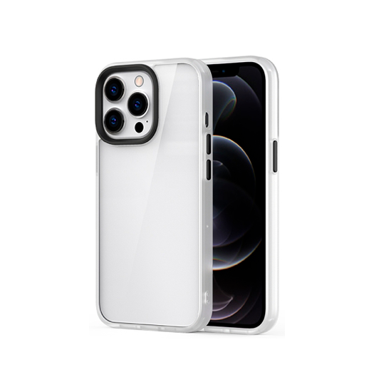 Iphone 13 Pro Deluxe Trade  Hybrid Silikone Cover Hvid