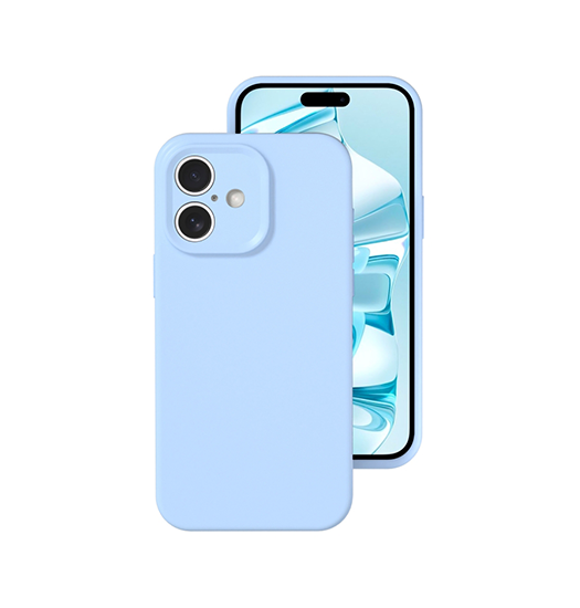 Iphone 16 Plus Deluxe Trade  Jelly Silikone Cover Sky Blue