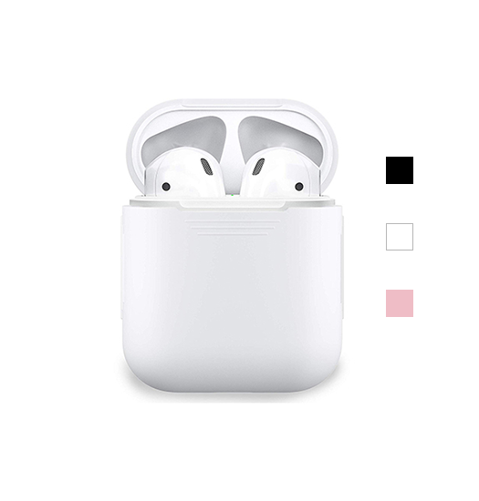 Airpods         Delx Premium Silikone Cover Hvid