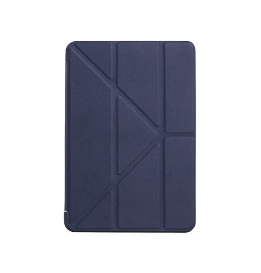 Ipad       Quot  Orgami Trifold Læder Cover    Stander Navy
