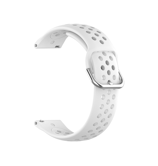 Samsung Galaxy Watch 41mm 4run Trade Silikone Løbe Sportsrem Hvid