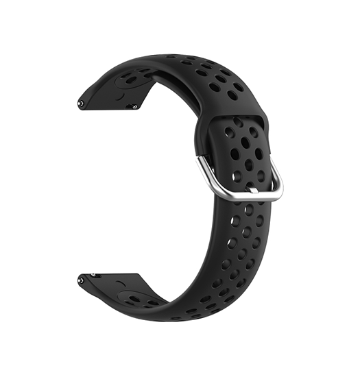 Samsung Galaxy Watch Classic 43 47mm 4run Trade Silikone Løbe Sportsrem Sort